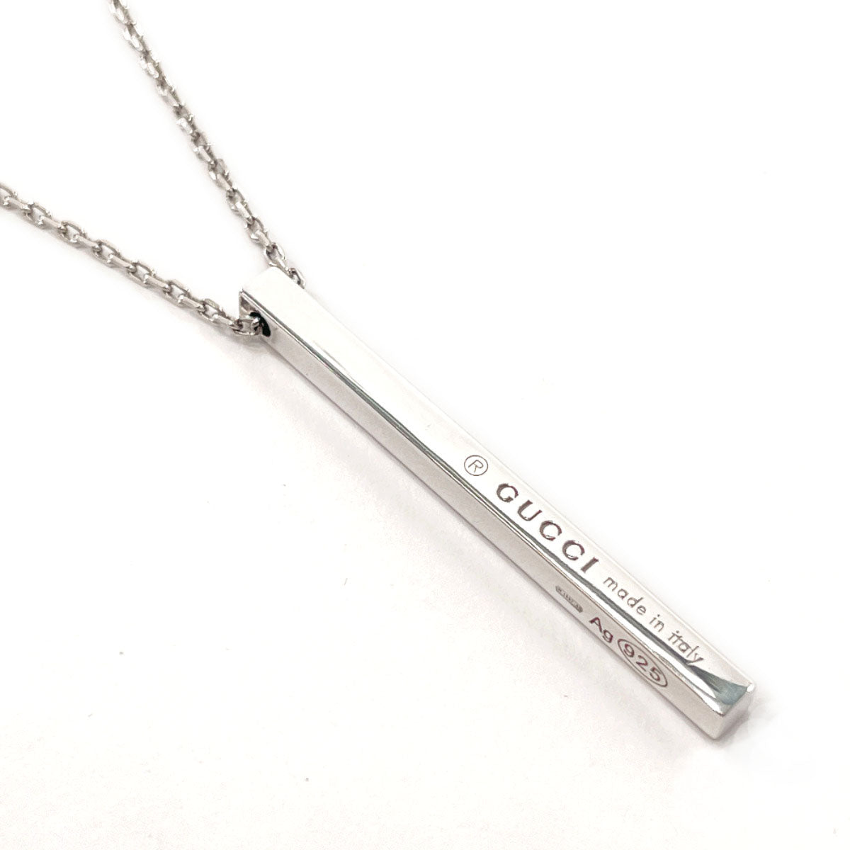 GUCCI Necklace Silver925 Silver unisex Used