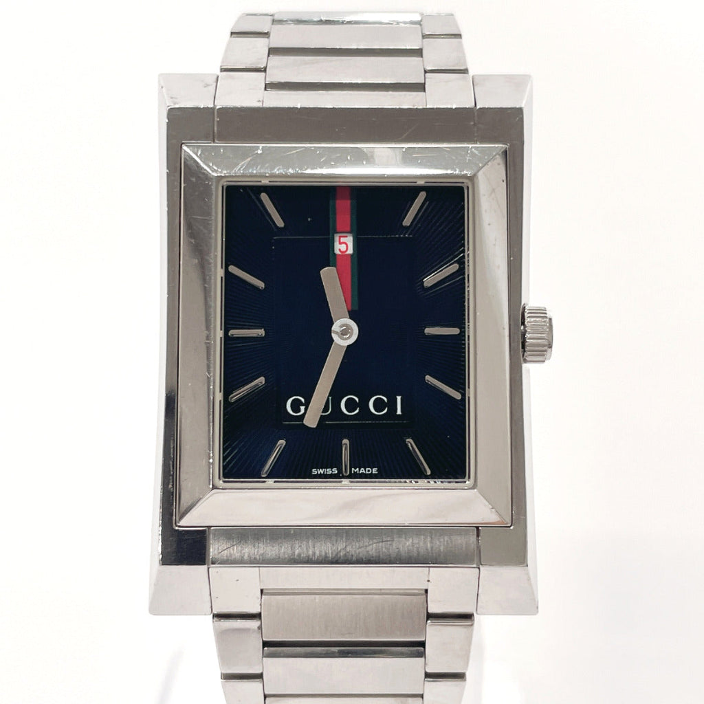 GUCCI Watches 111M Stainless Steel/Stainless Steel Silver Silver Women Used