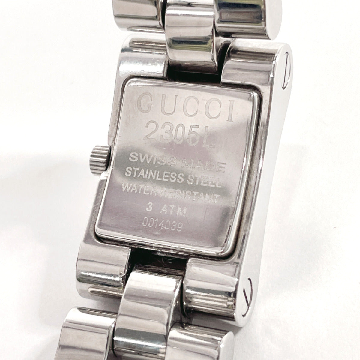 GUCCI Watches 2305L Stainless Steel/Stainless Steel Silver Women Used