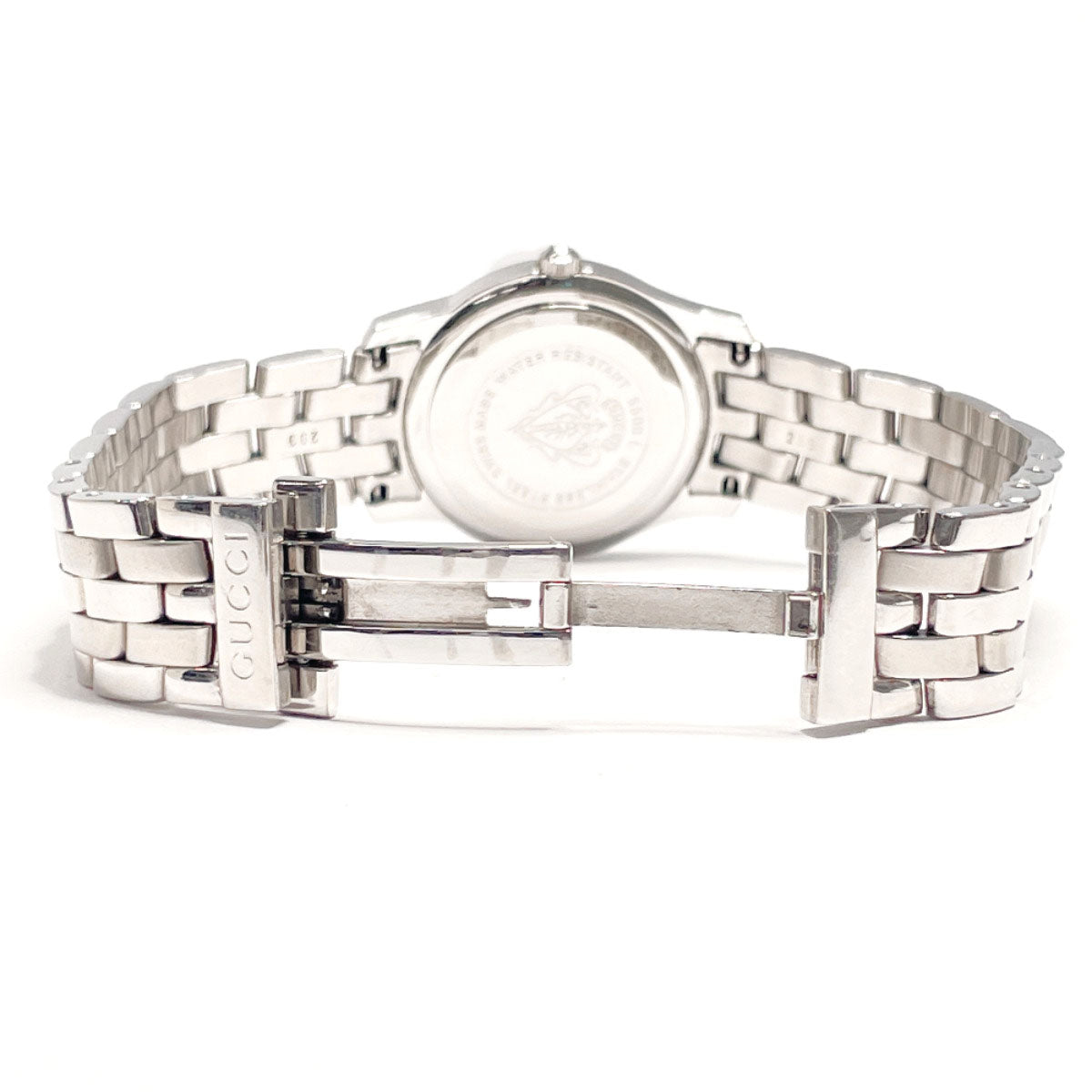 GUCCI Watches 5500L Stainless Steel/Stainless Steel Silver Silver unisex Used