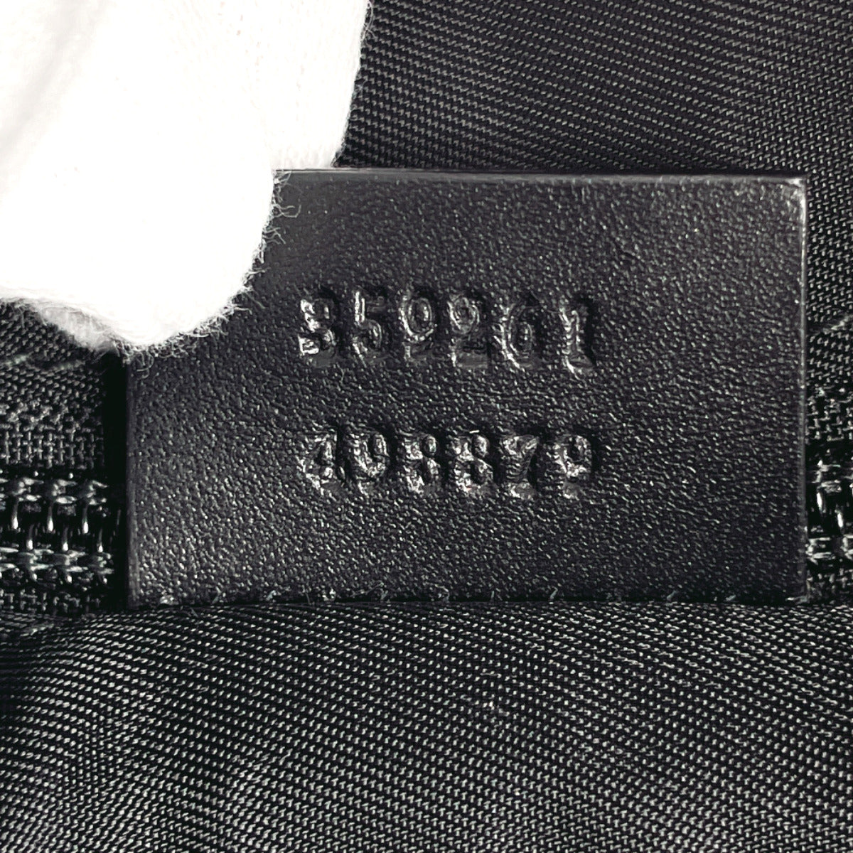 GUCCI Tote Bag 359261 techno canvas duffel bag Sherry line canvas Black Women Used