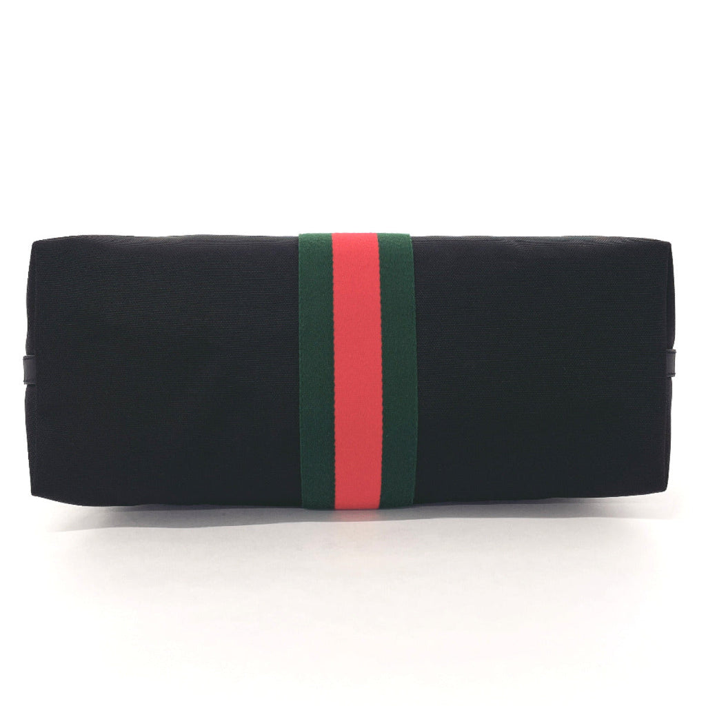GUCCI Tote Bag 359261 techno canvas duffel bag Sherry line canvas Black Women Used