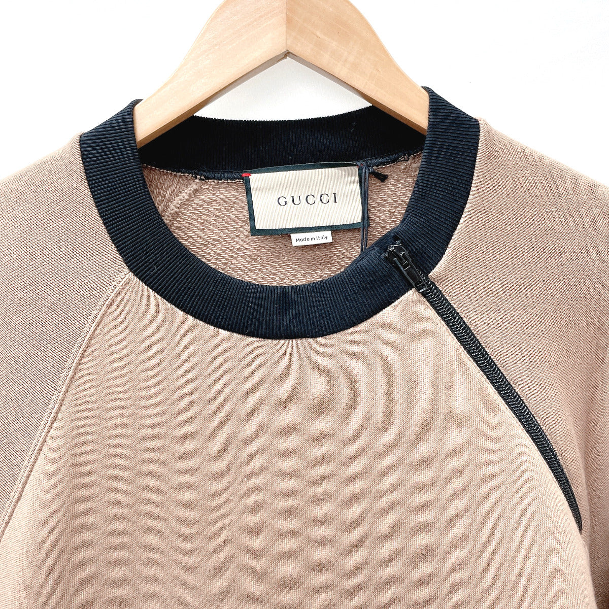 GUCCI sweat XJDZM trainer vintage logo patch cotton Brown mens Used