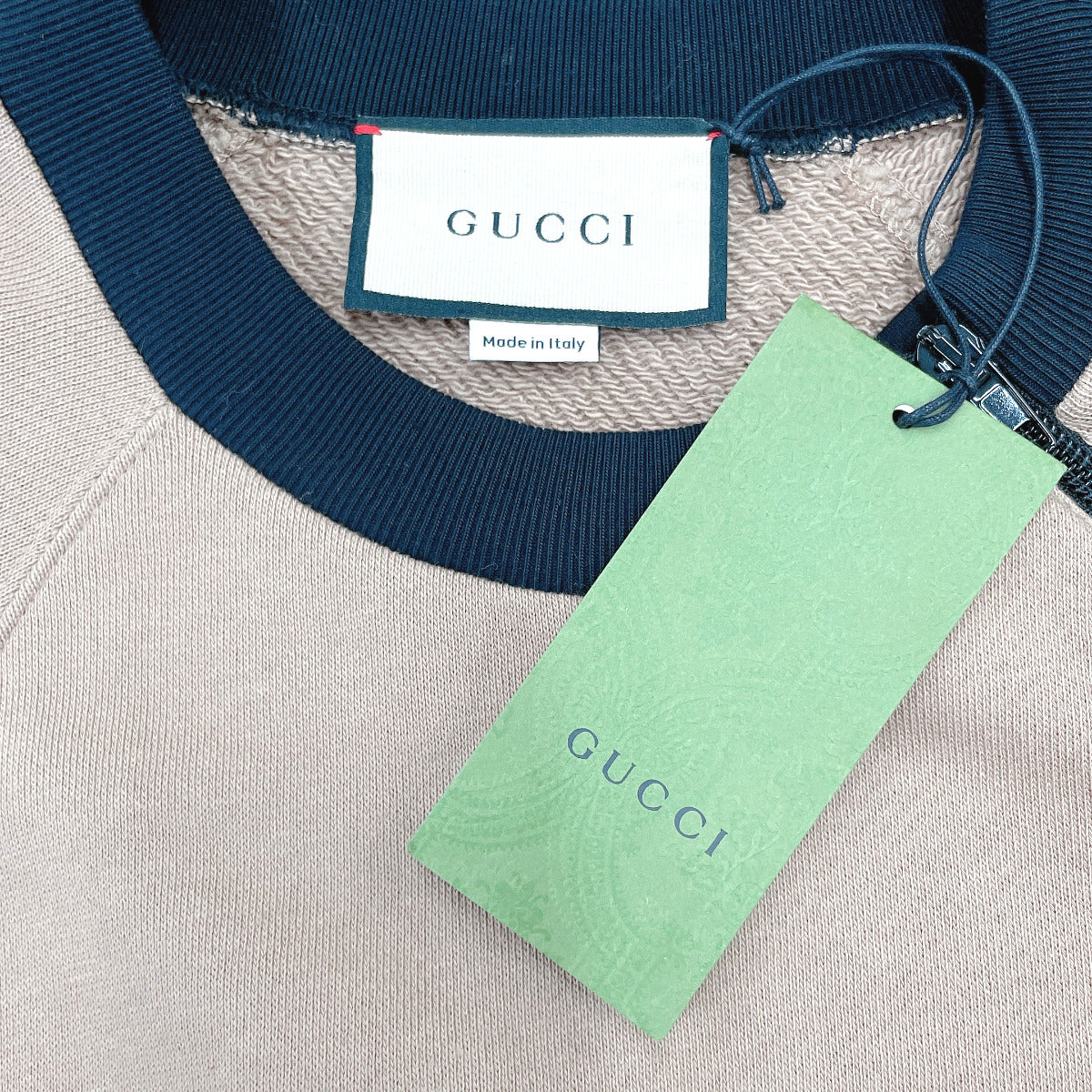 GUCCI sweat XJDZM trainer vintage logo patch cotton Brown mens Used