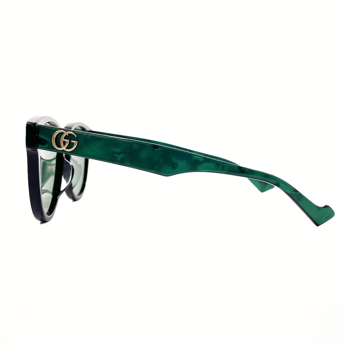 GUCCI sunglasses GG0960SA Asian fit Synthetic resin green Women Used