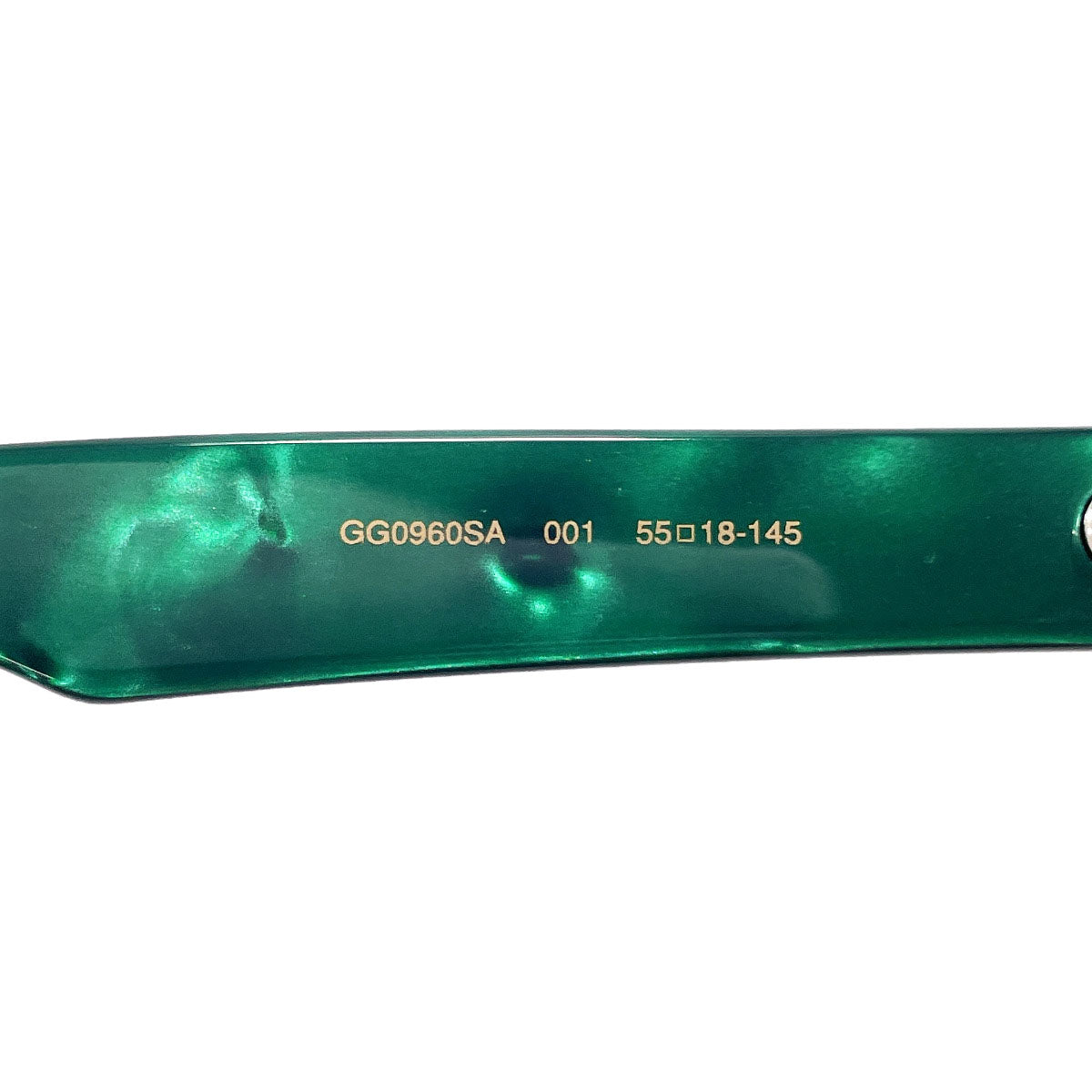 GUCCI sunglasses GG0960SA Asian fit Synthetic resin green Women Used