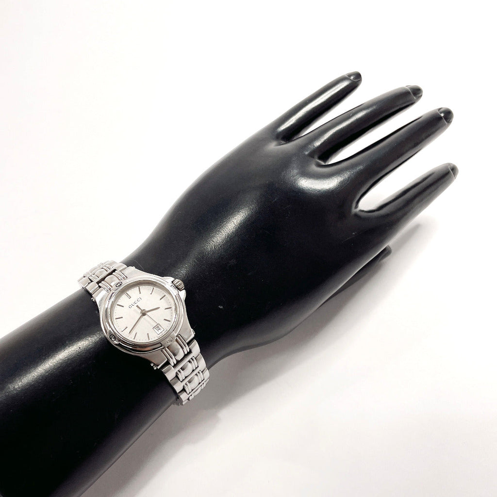 GUCCI Watches 9040L Stainless Steel/Stainless Steel Silver Women Used