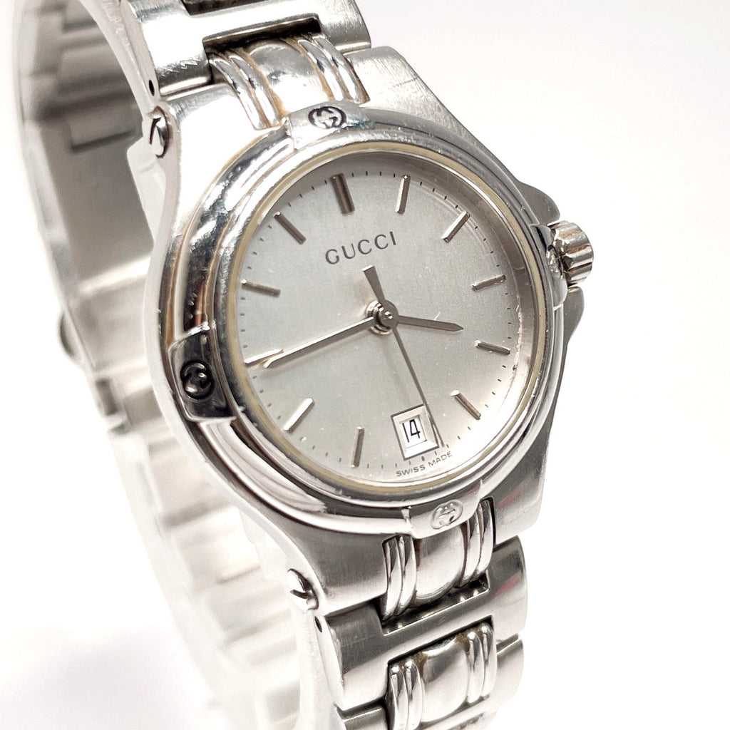 GUCCI Watches 9040L Stainless Steel/Stainless Steel Silver Women Used