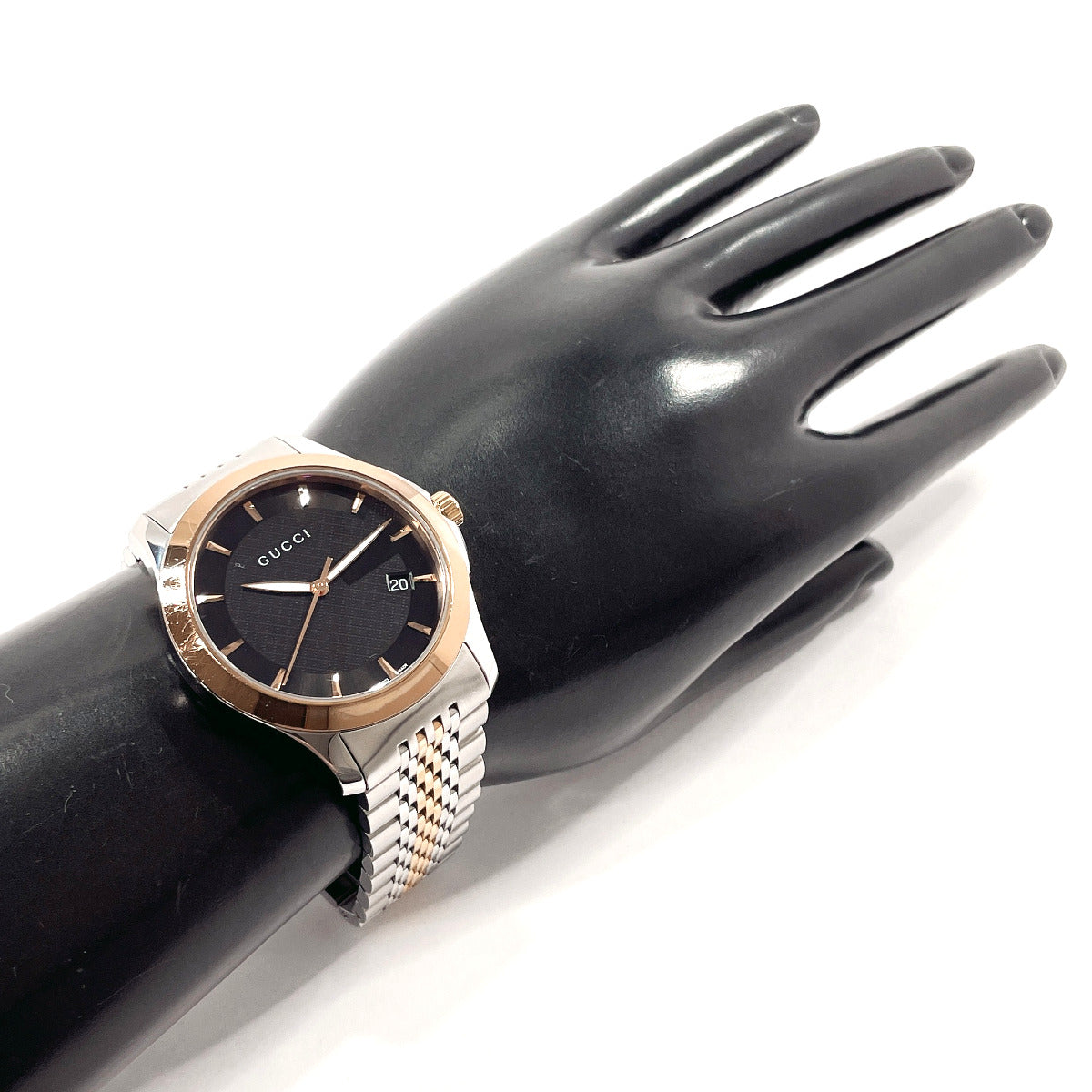 GUCCI Watches 126.4 G timeless Gold Plated/Stainless Steel Silver Silver mens Used
