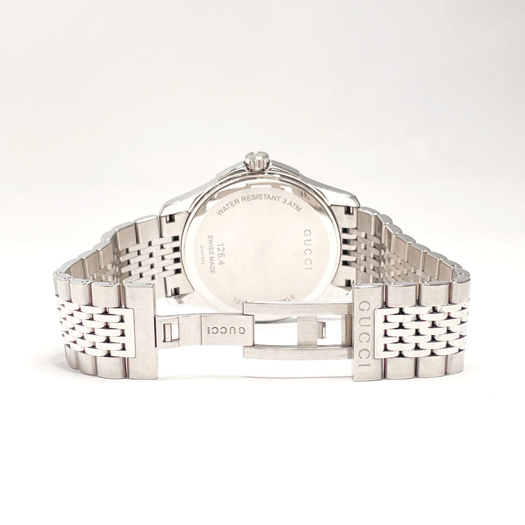 GUCCI Watches 126.4 G timeless Stainless Steel/Stainless Steel Silver Silver mens Used