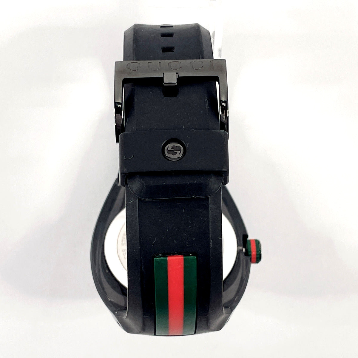 GUCCI Watches 137.1 sink Stainless Steel/rubber Black mens Used