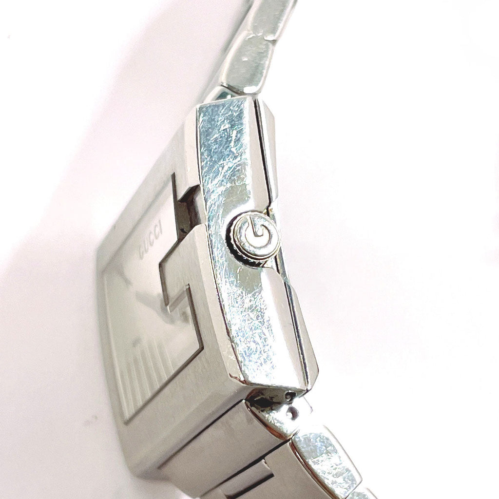 GUCCI Watches 100L G rectangle Stainless Steel/Stainless Steel Silver unisex Used