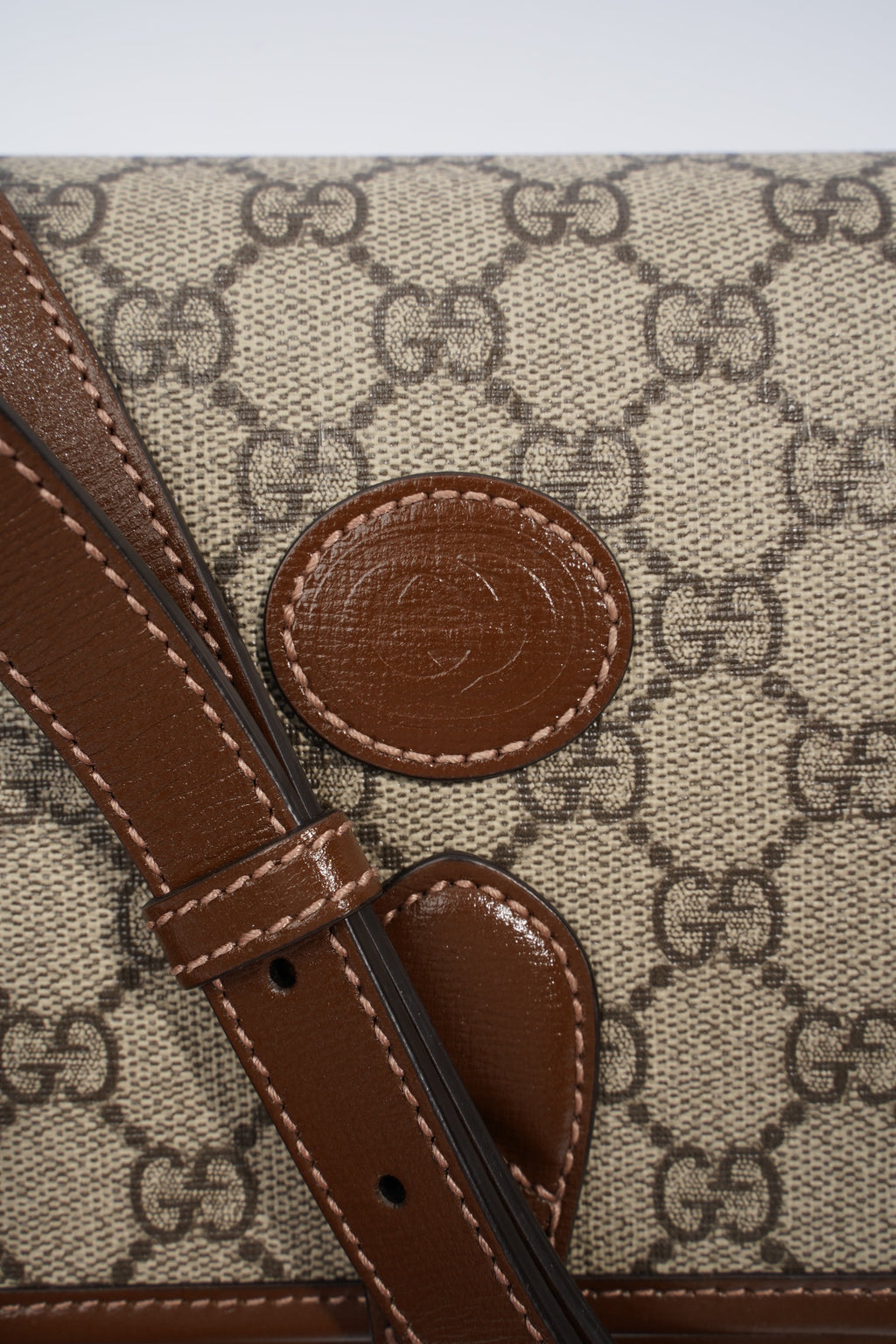 Gucci Mini Interlocking G GG Supreme Coated Canvas