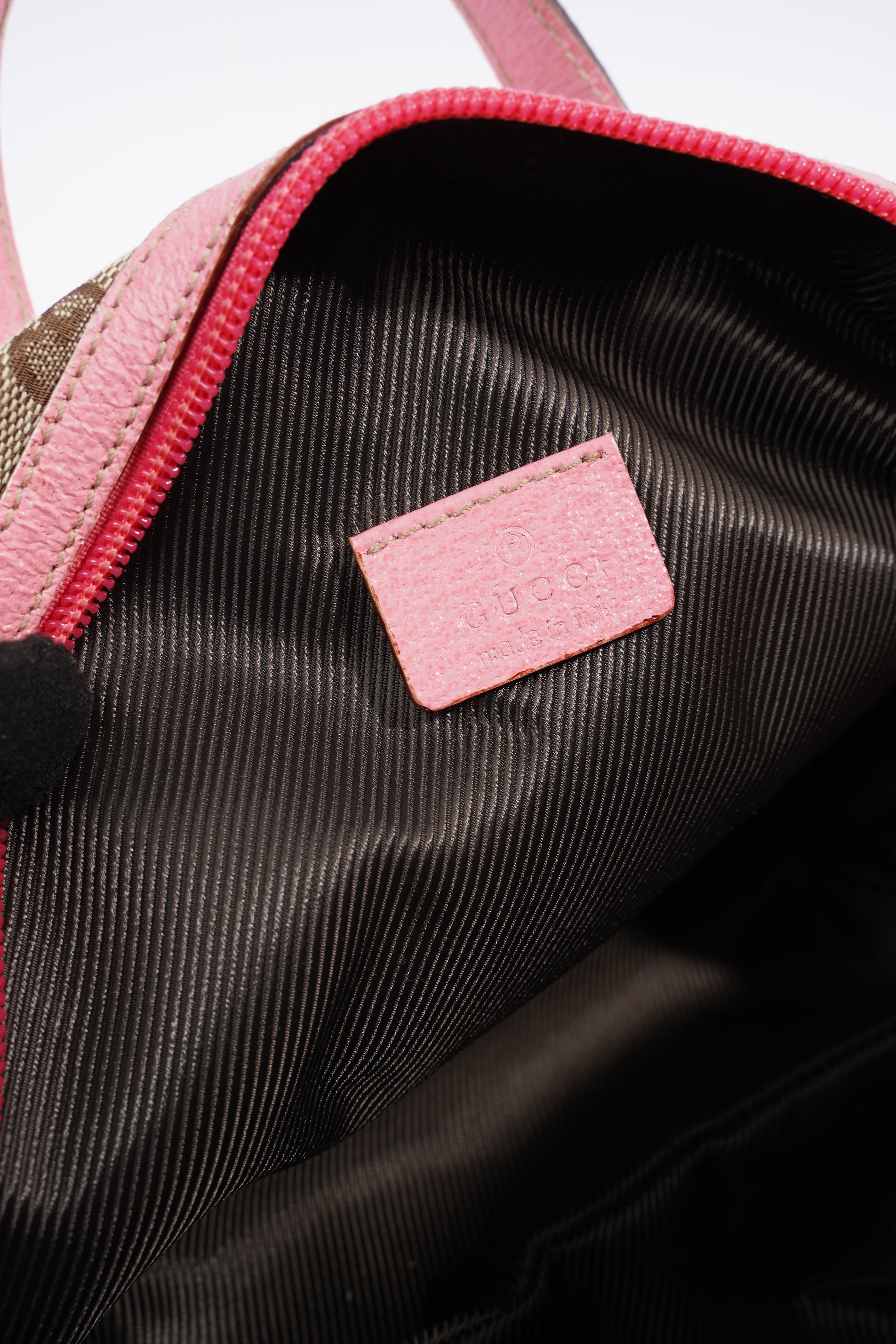 Gucci Mini Handbag Supreme / Pink Canvas
