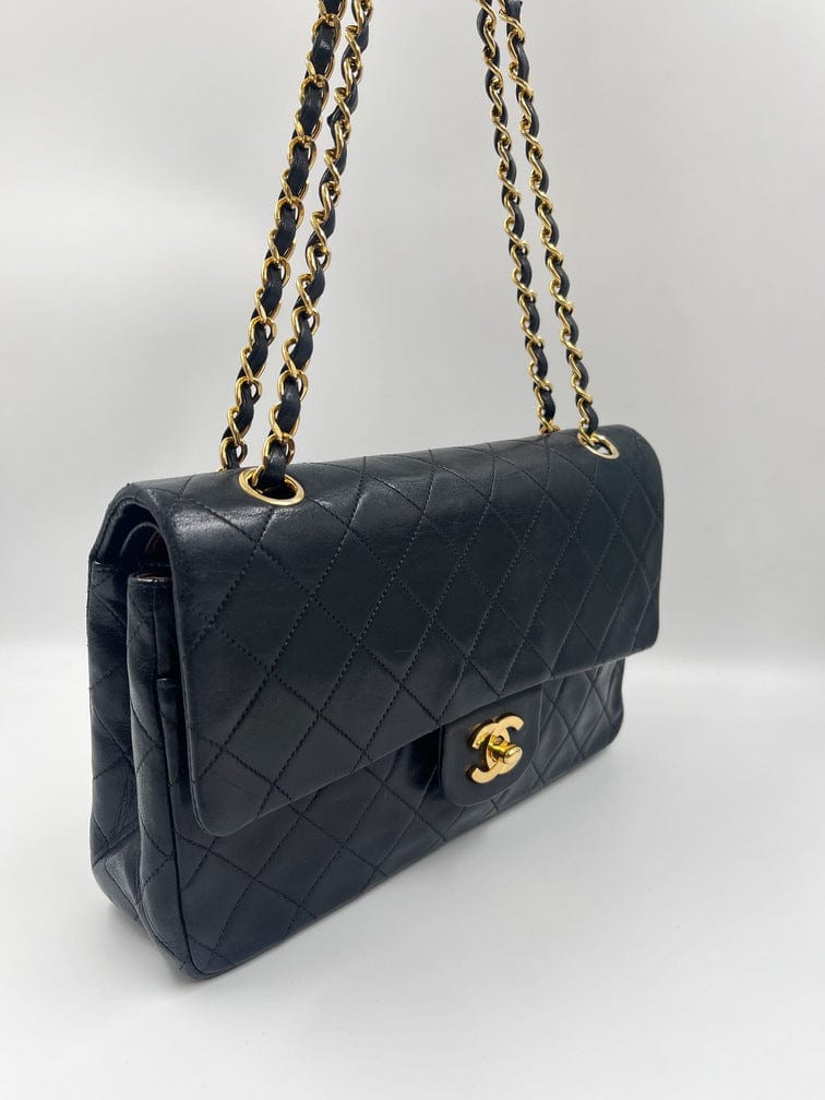 Chanel Classic Double Flap Bag with 24k gold plated hardware