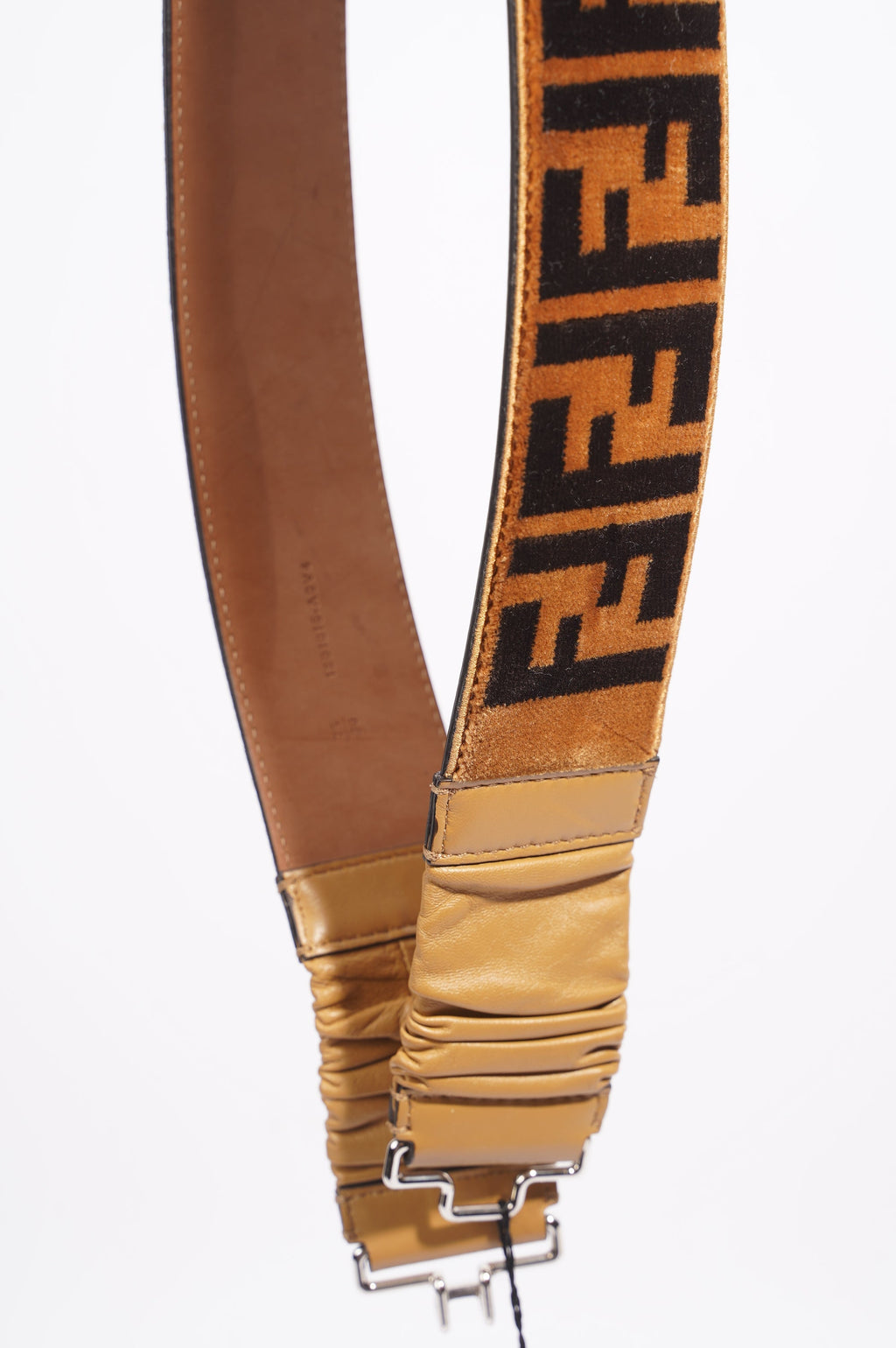 Fendi Velvet FF Tan / Brown Velvet 75 - 30