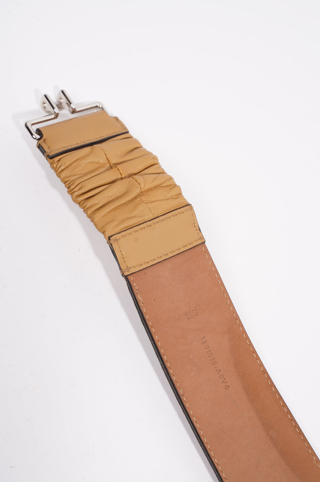 Fendi Velvet FF Tan / Brown Velvet 75 - 30