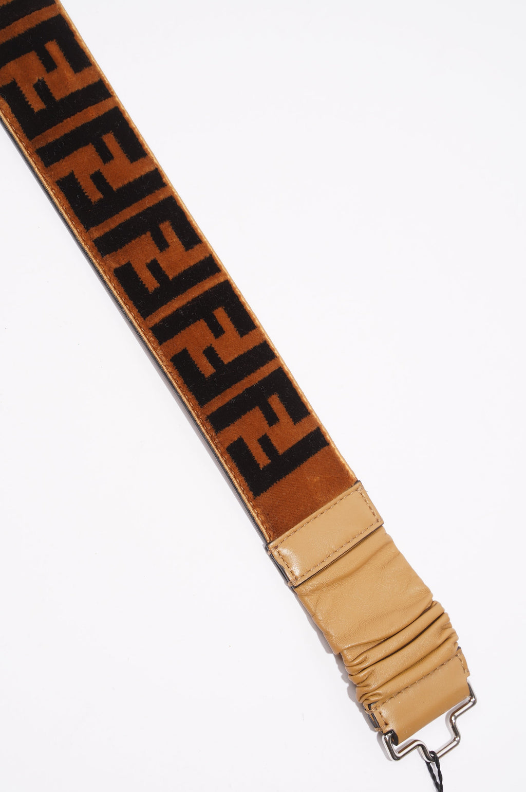 Fendi Velvet FF Tan / Brown Velvet 75 - 30