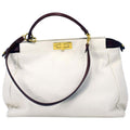 Fendi Peekaboo Large Canvas Handbag
