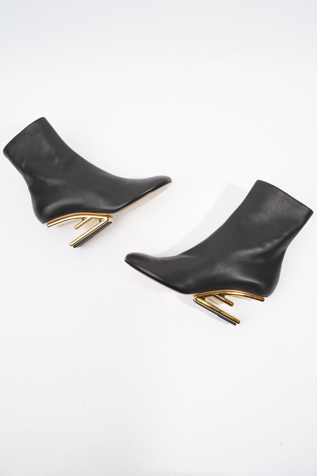 Fendi Fendi First Boots Black Leather EU 39 UK 6