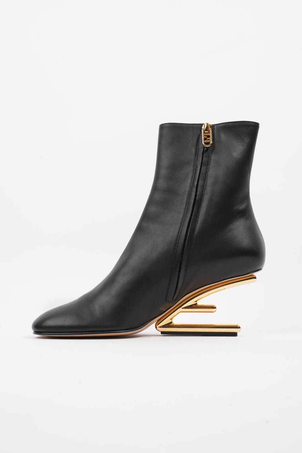 Fendi Fendi First Boots Black Leather EU 39 UK 6