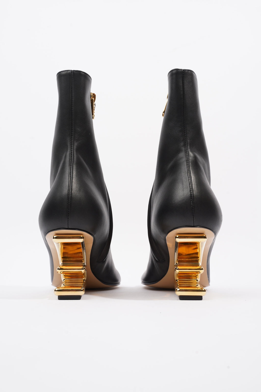 Fendi Fendi First Boots Black Leather EU 39 UK 6