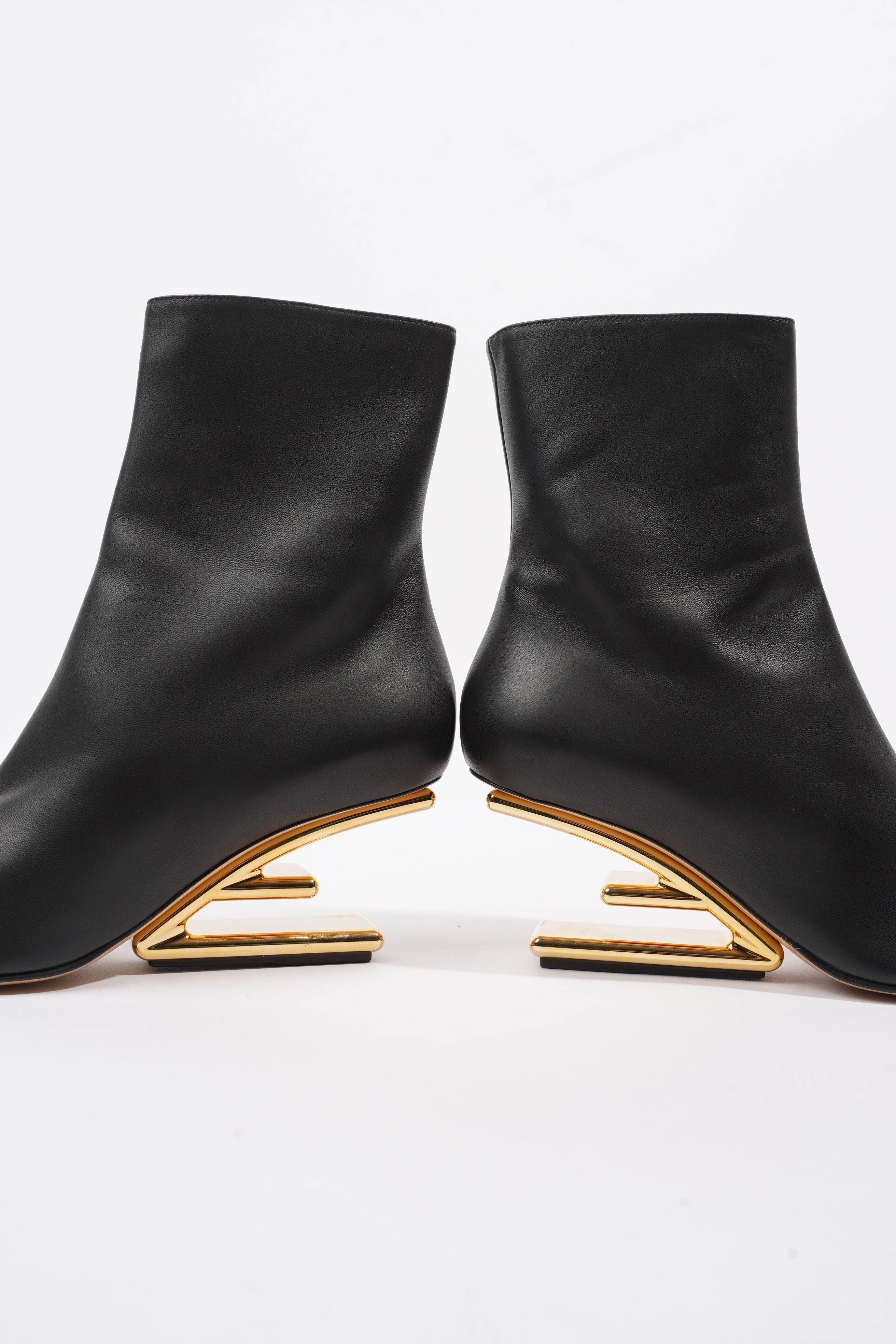 Fendi Fendi First Boots Black Leather EU 39 UK 6