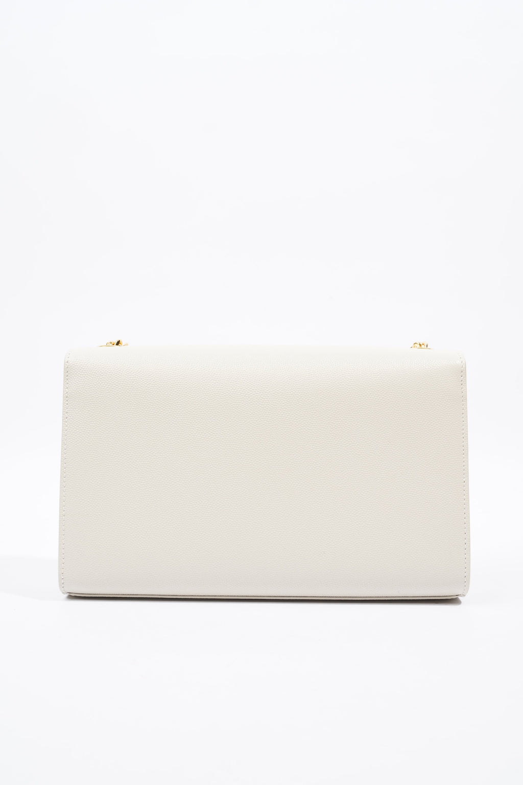 Saint Laurent Kate Cream Calfskin Leather Medium