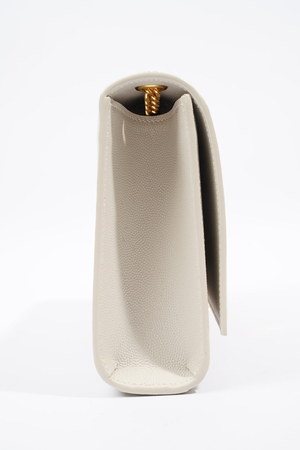 Saint Laurent Kate Cream Calfskin Leather Medium