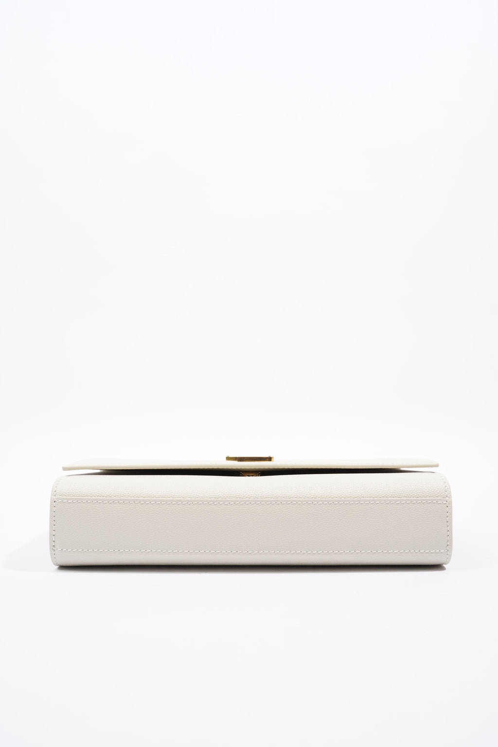 Saint Laurent Kate Cream Calfskin Leather Medium