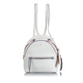 Pre-Loved Fendi White Others Leather Mini By The Way Backpack ITALY