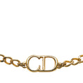DIOR Logo Pendant Necklace Costume Necklace