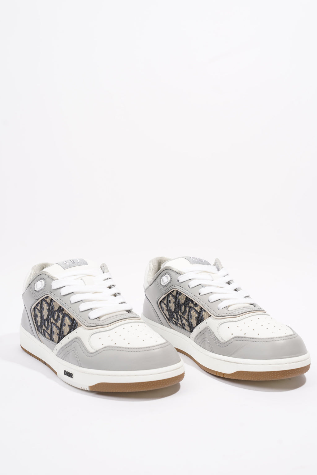 Christian Dior B27 Low-top White / Grey Leather EU 41 UK 7