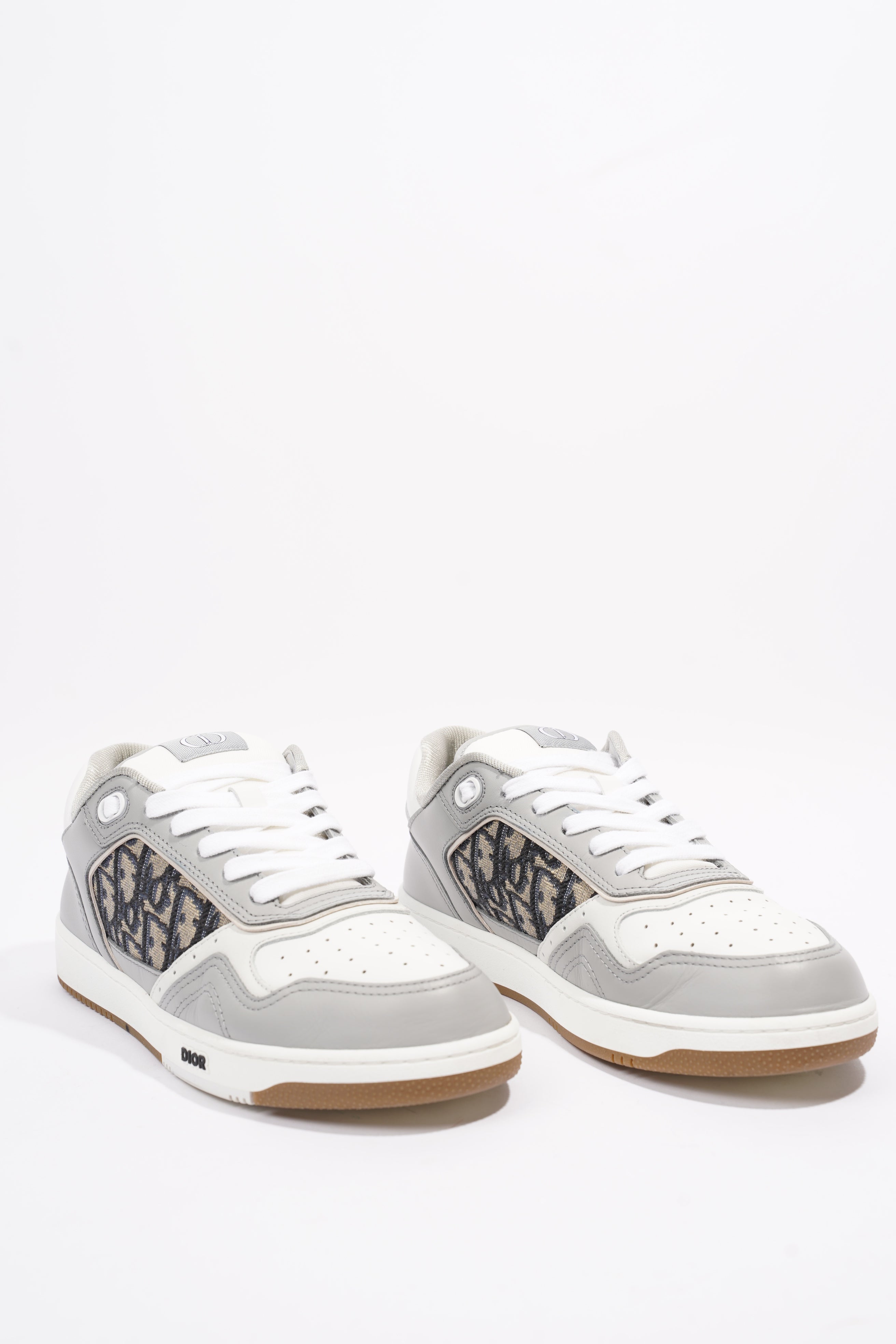 Christian Dior B27 Low-top White / Grey Leather EU 41 UK 7