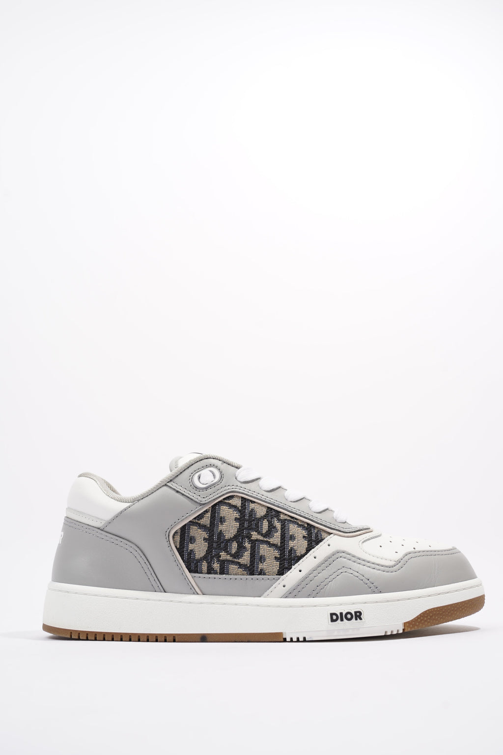 Christian Dior B27 Low-top White / Grey Leather EU 41 UK 7