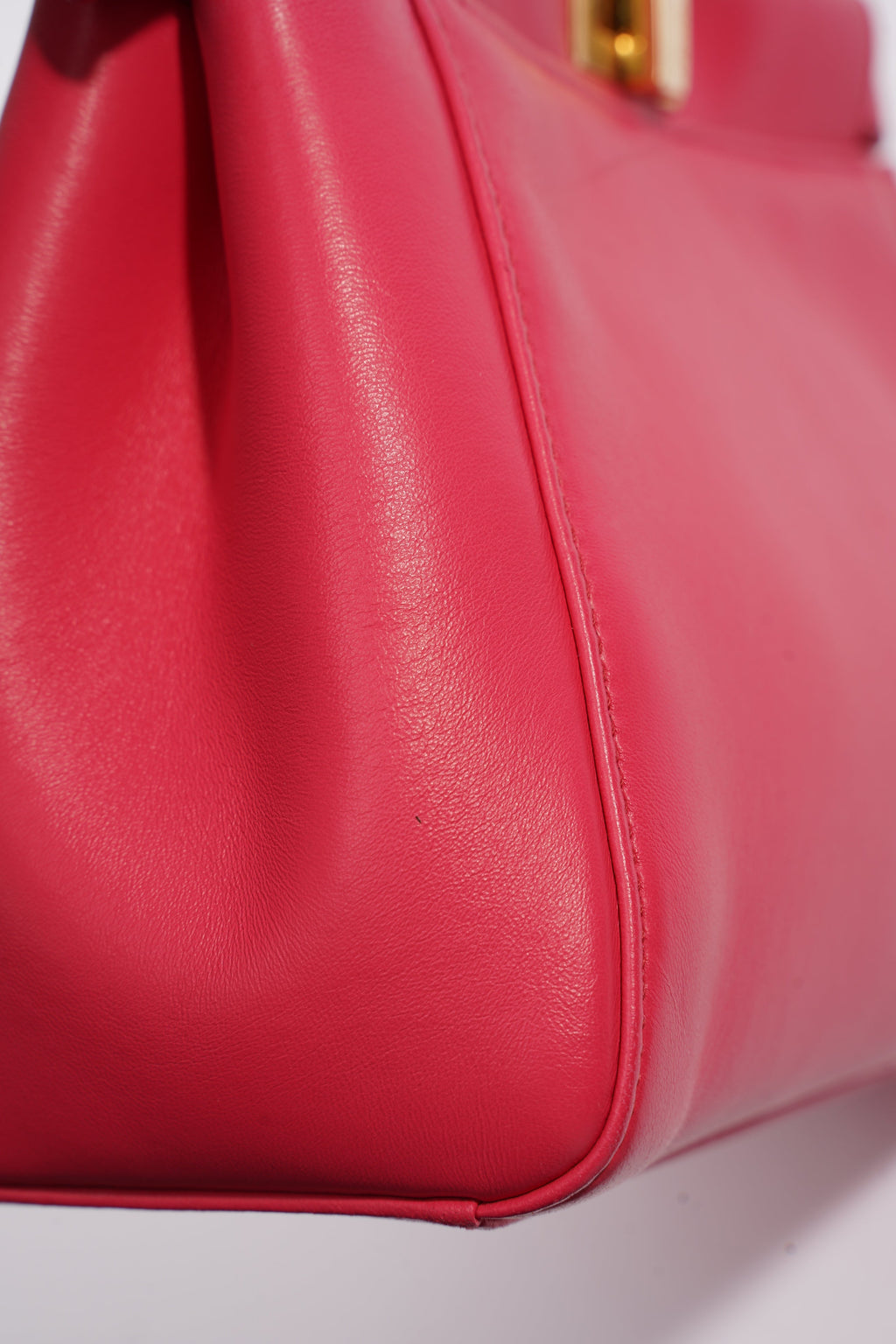 Fendi Peekaboo Pink Leather Mini