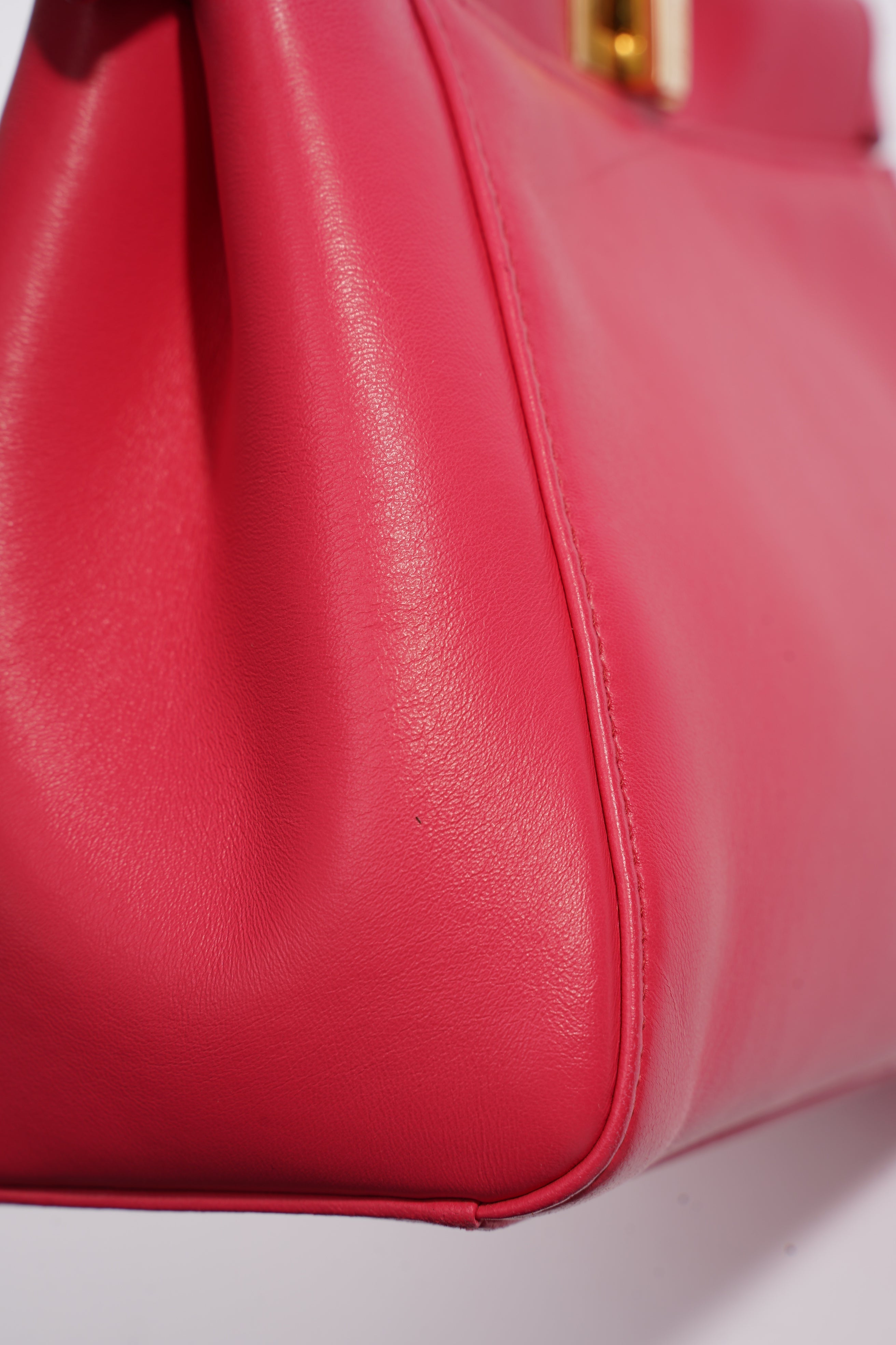 Fendi Peekaboo Pink Leather Mini