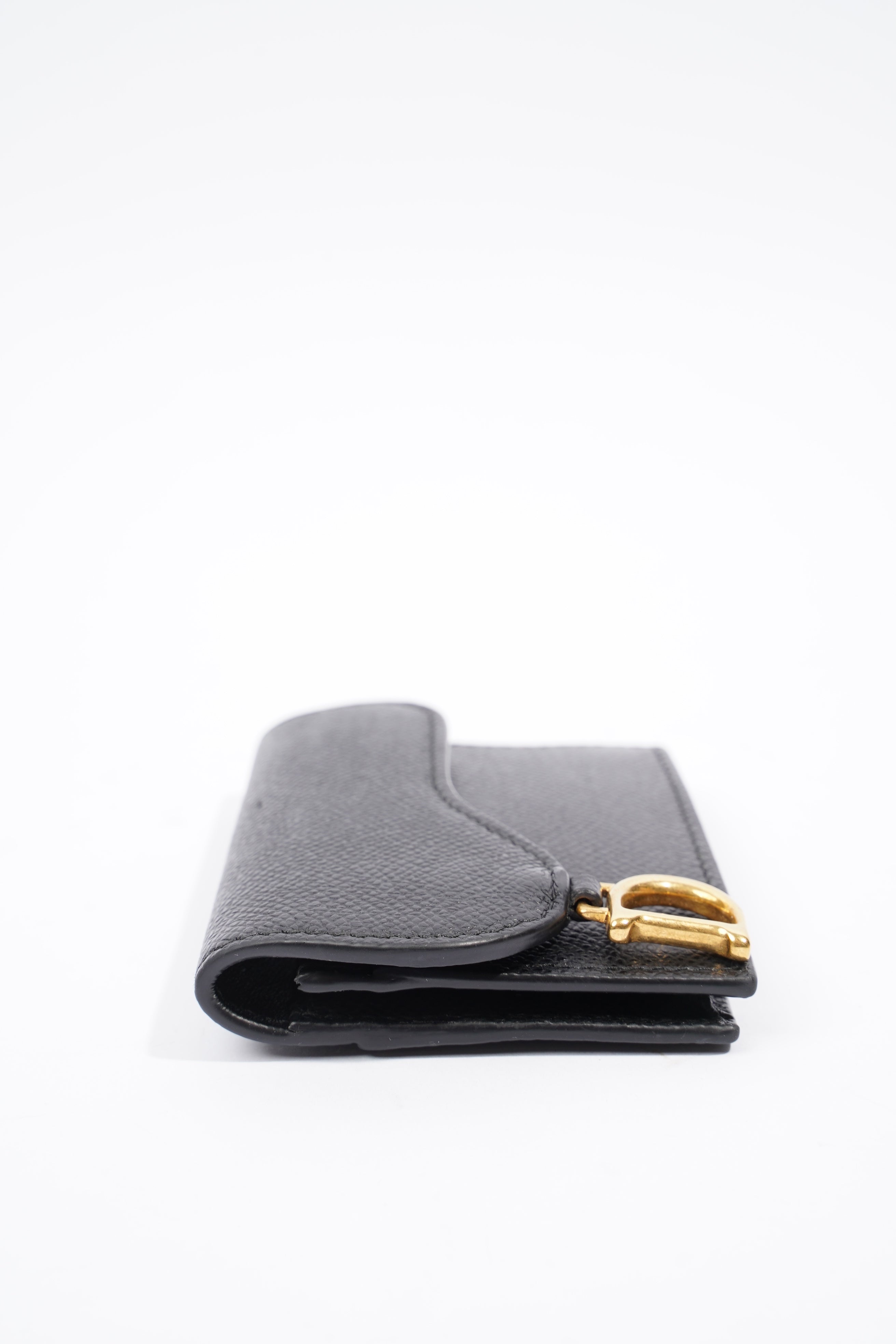 Christian Dior Saddle Purse Black Saffiano Leather