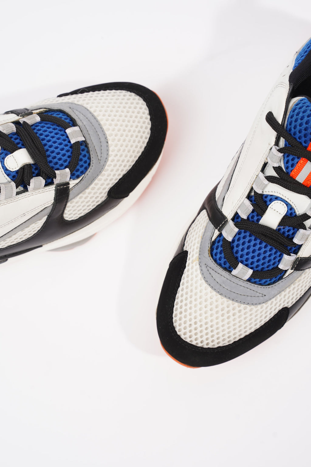Christian Dior B22 White / Black / Blue Mesh EU 42.5 UK 8.5
