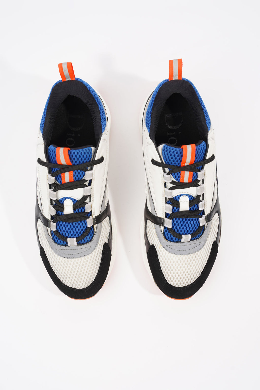 Christian Dior B22 White / Black / Blue Mesh EU 42.5 UK 8.5