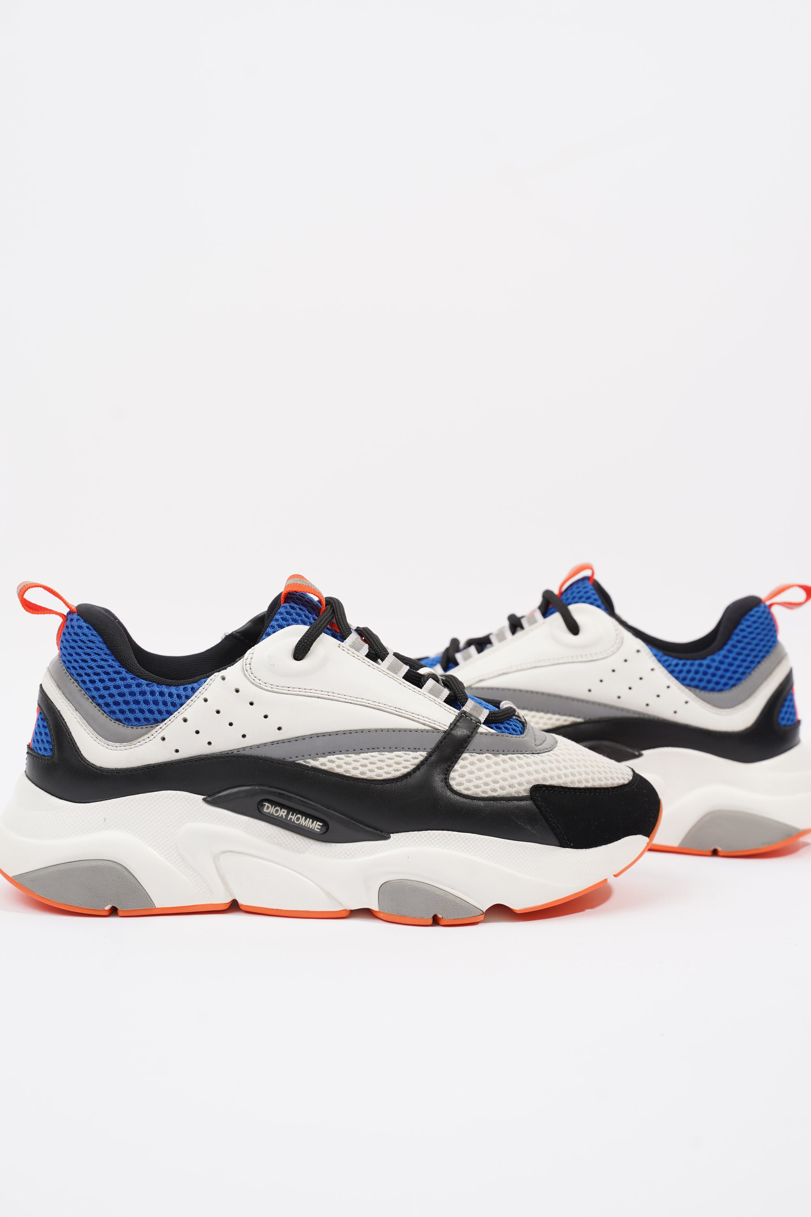 Christian Dior B22 White / Black / Blue Mesh EU 42.5 UK 8.5