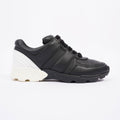 Chanel CC Logo Sneaker Black / White Leather EU 37 UK 4