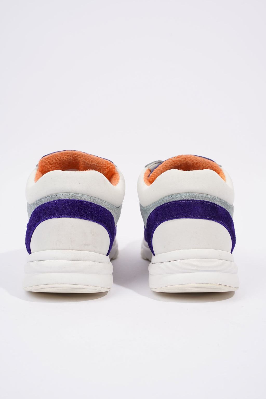 Chanel CC Logo Sneaker Blue / White Nylon EU 39.5 UK 6.5