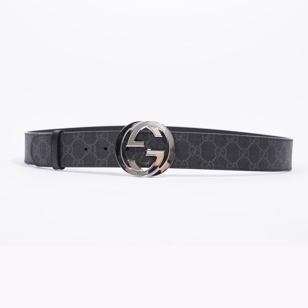 Gucci GG Belt Black GG Supreme Coated Canvas 115cm 46"