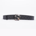 Gucci GG Belt Black GG Supreme Coated Canvas 115cm 46"