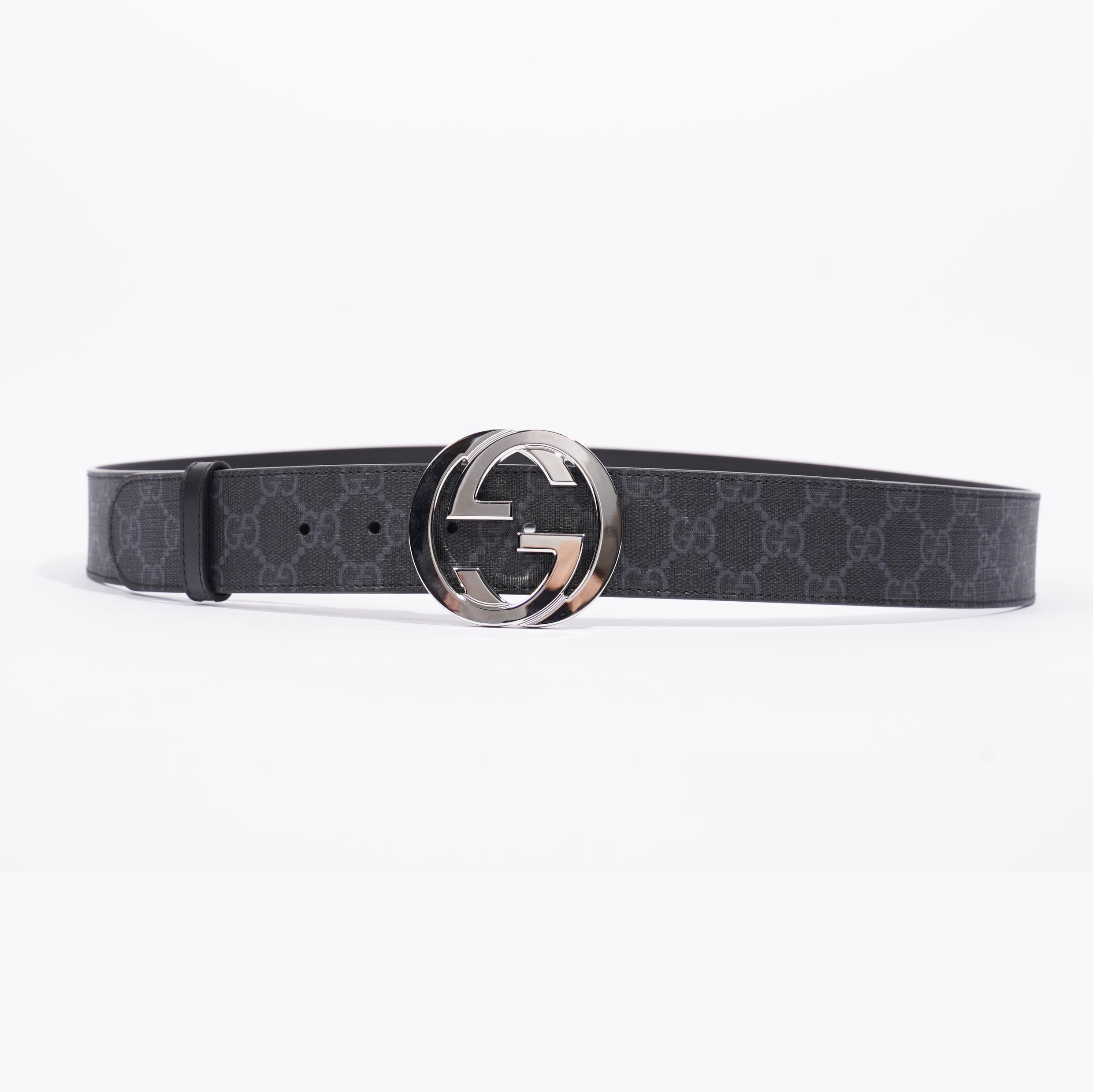Gucci GG Belt Black GG Supreme Coated Canvas 115cm 46"