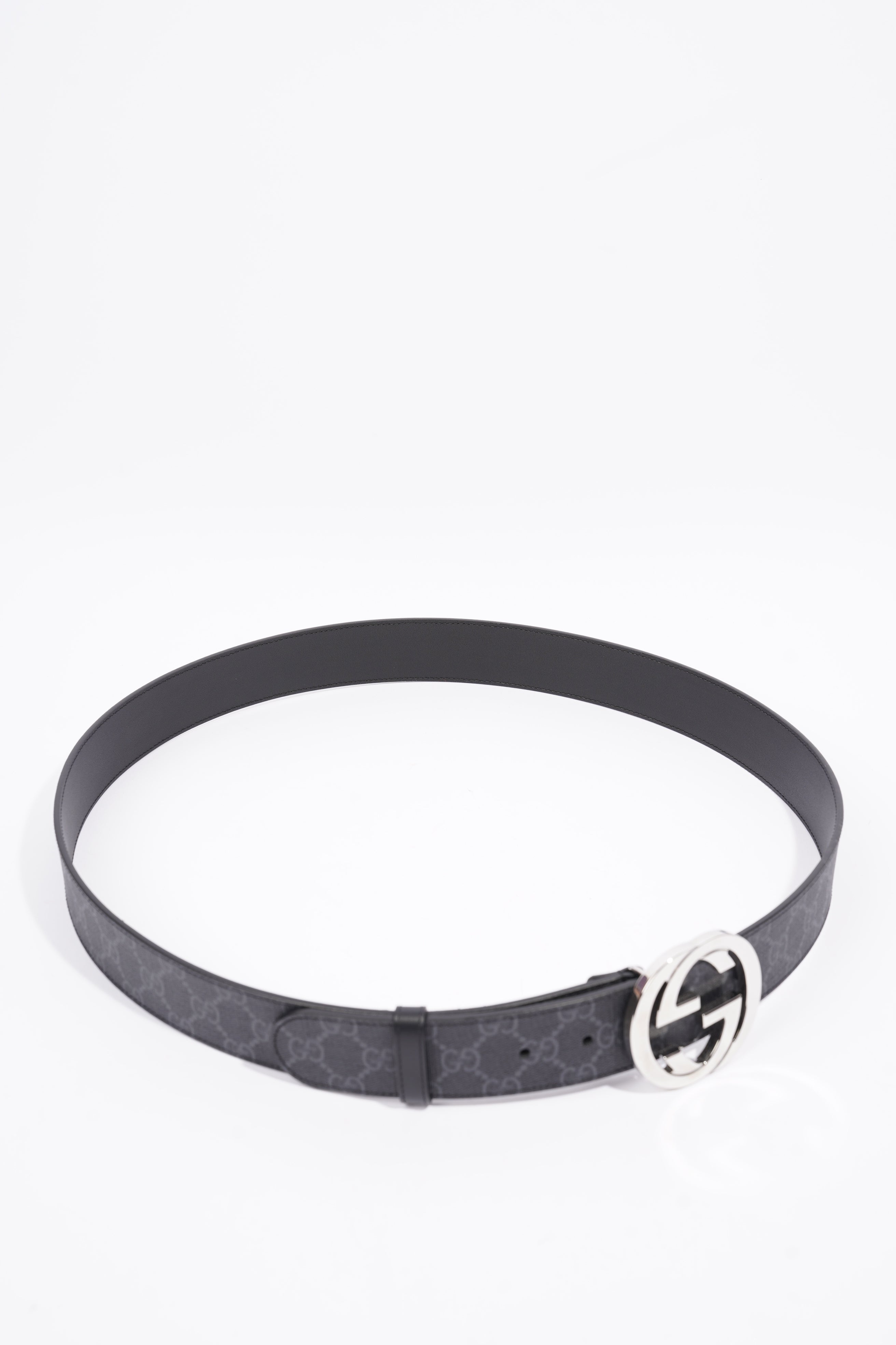 Gucci GG Belt Black GG Supreme Coated Canvas 115cm 46"