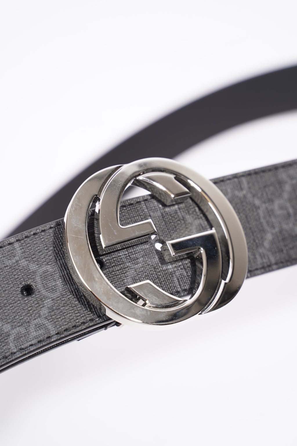 Gucci GG Belt Black GG Supreme Coated Canvas 115cm 46"