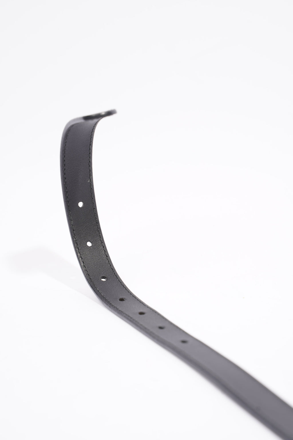 Gucci GG Marmont Thin Belt Black Leather 80cm 32"
