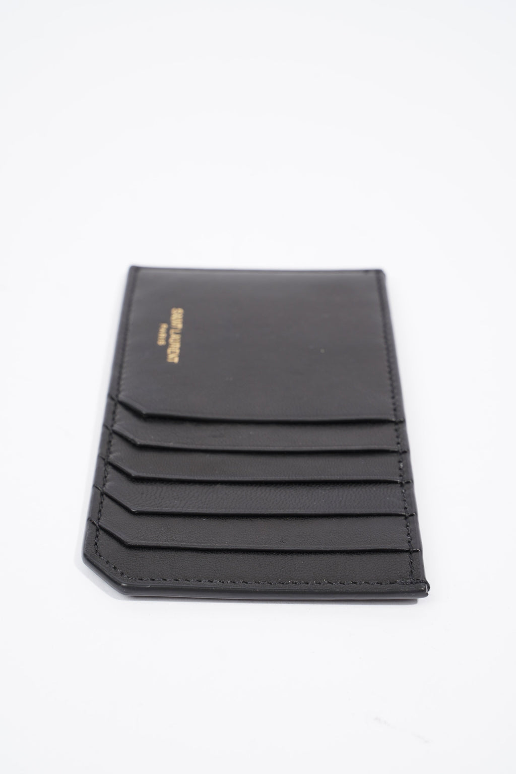 Saint Laurent Card Holder Black Leather